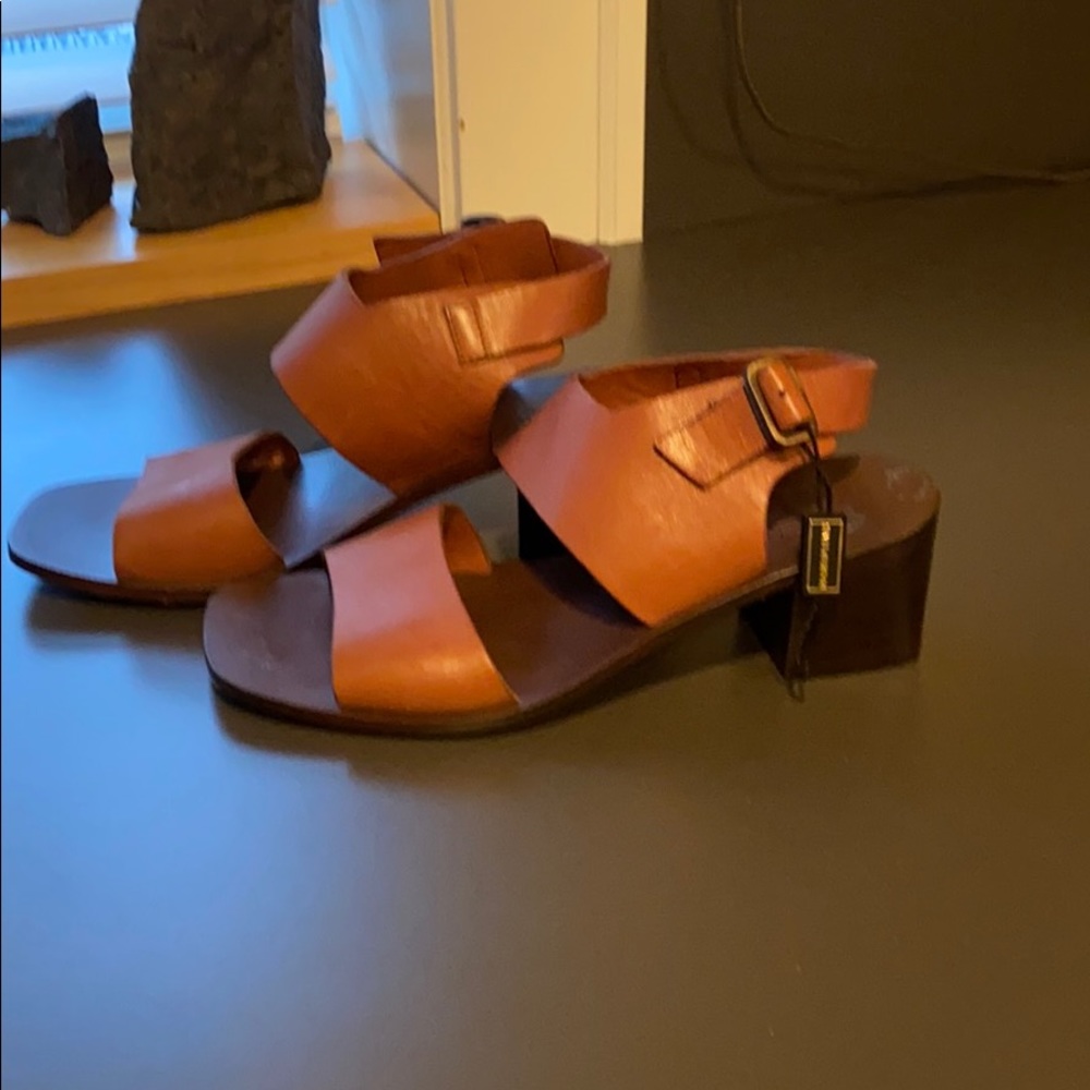 Brown Leather Sandals NWT